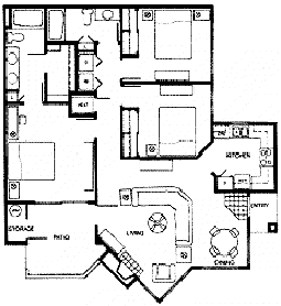 3 BedRoom Floor Plan